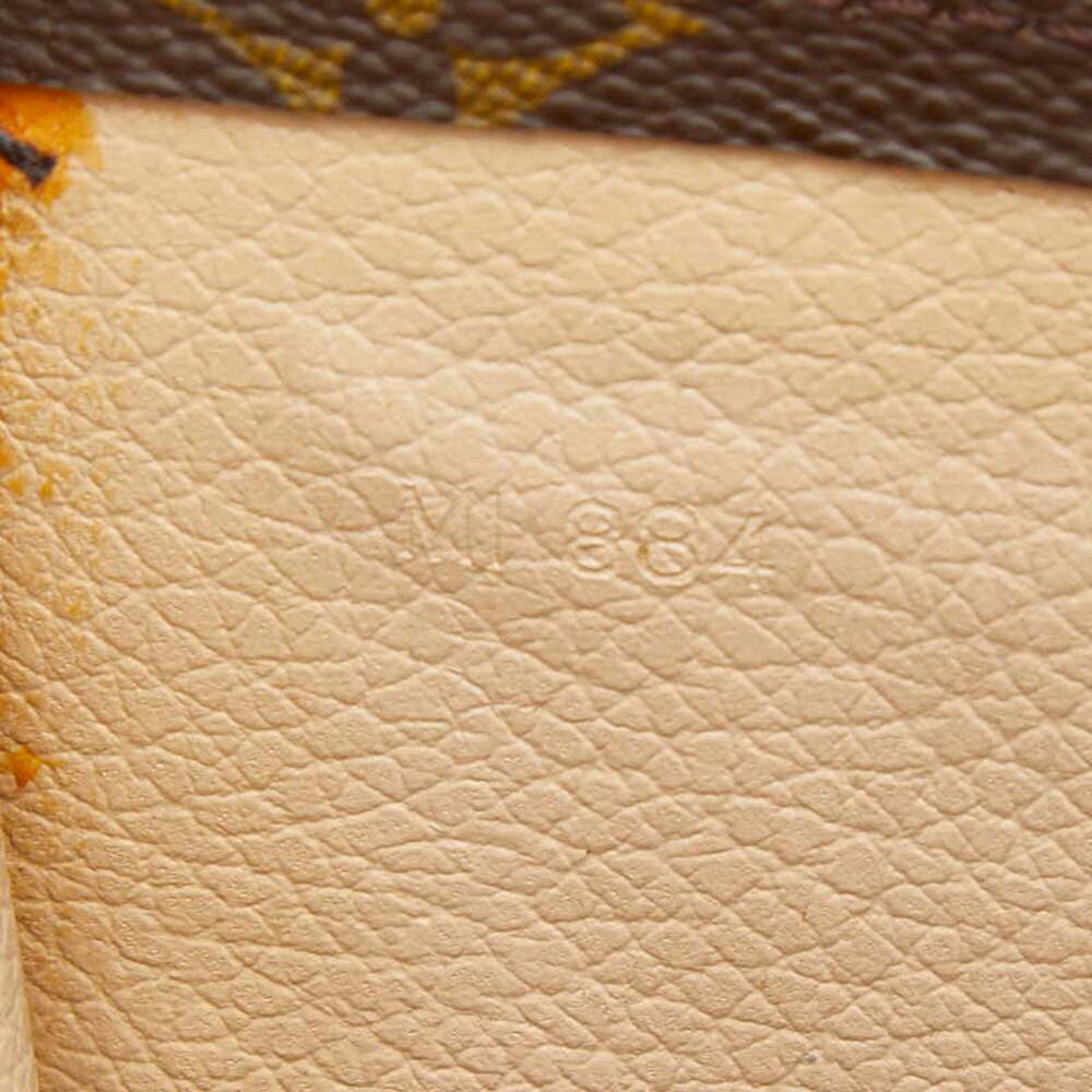 LOUIS VUITTON Authentic Brown Monogram Leather Tote Bag - Picture 14 of 14